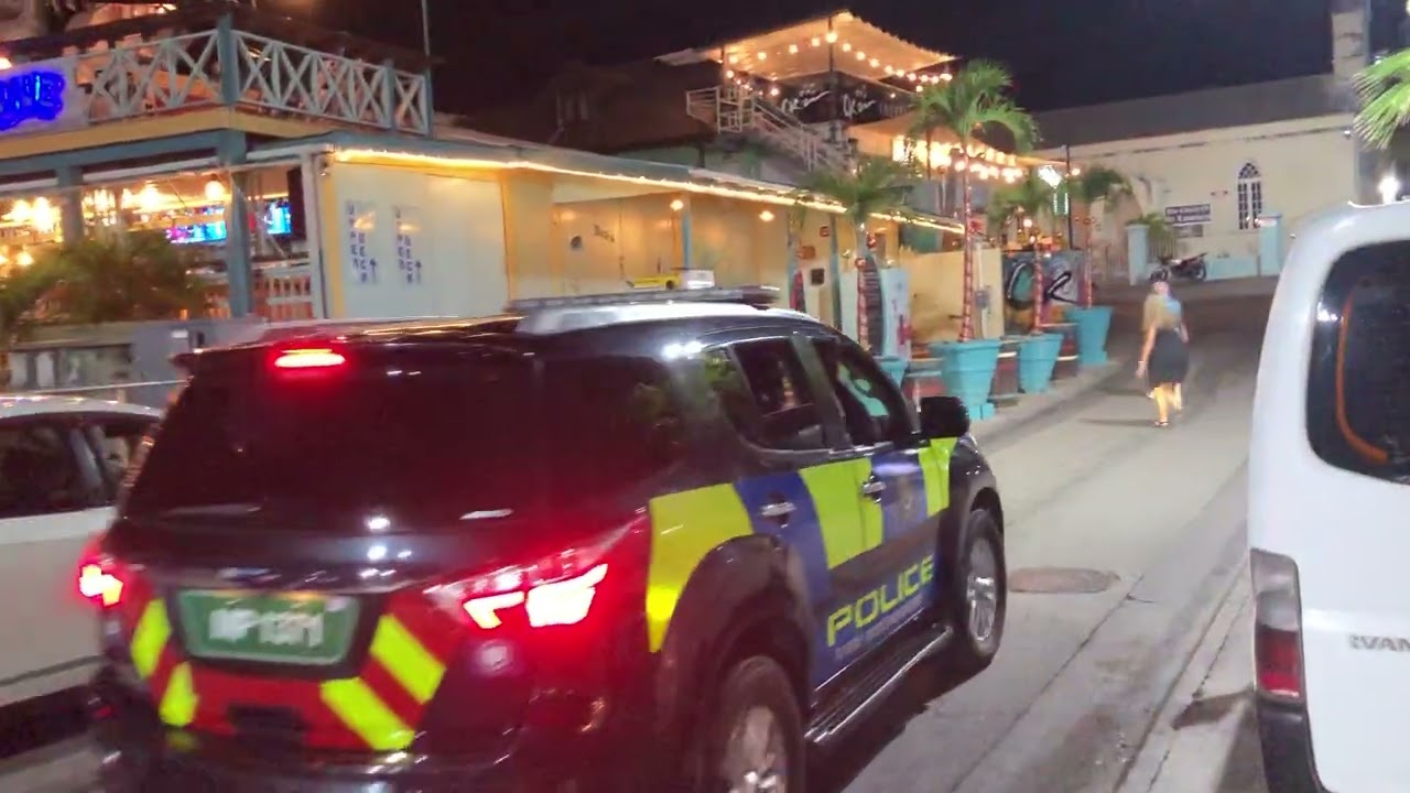 A Night Walk Through St. Lawrence Gap In Christ Church Barbados🇧🇧