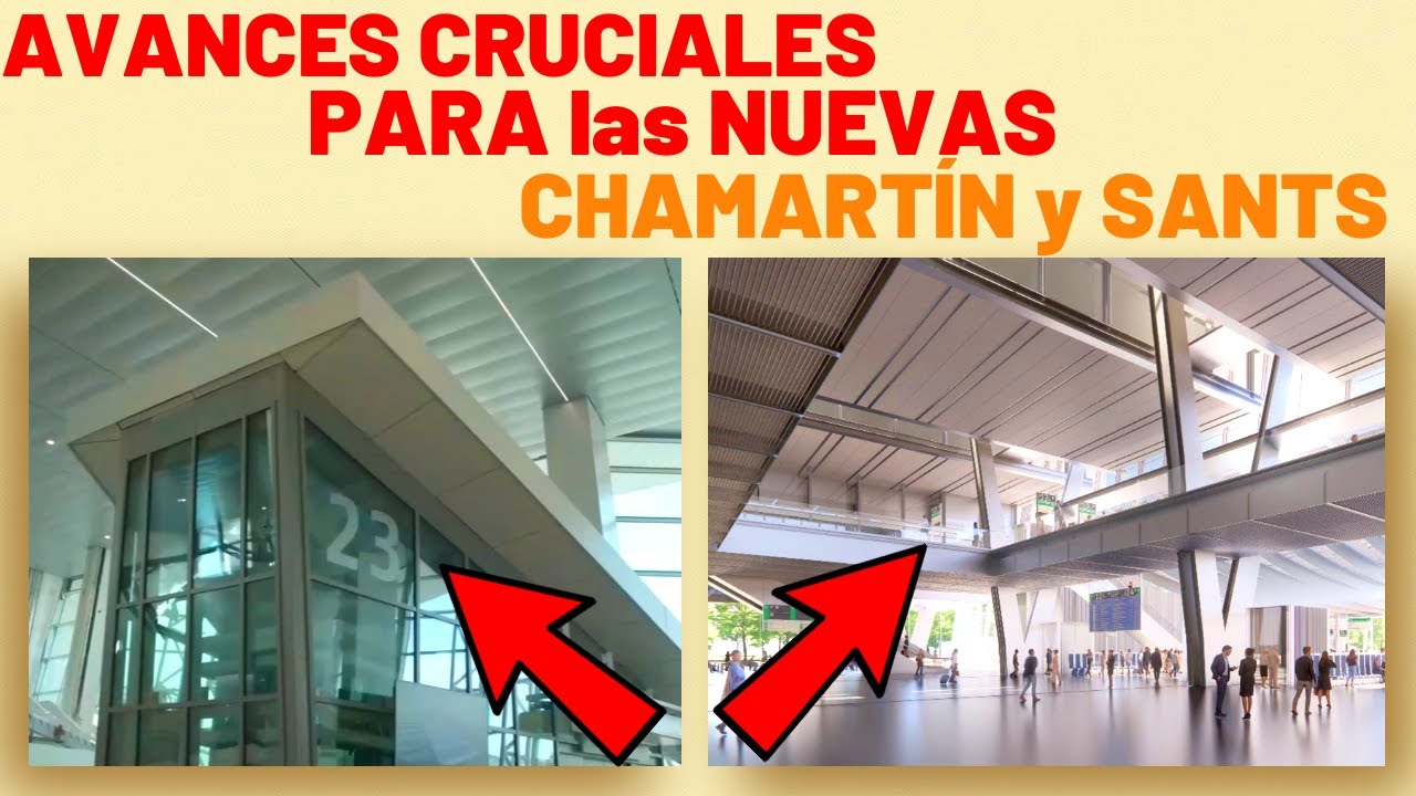 🚆 ASÍ es el NUEVO VESTÍBULO de CHAMARTÍN 🚆 APROBADA la 1º FASE de RENOVACIÓN de Barcelona SANTS