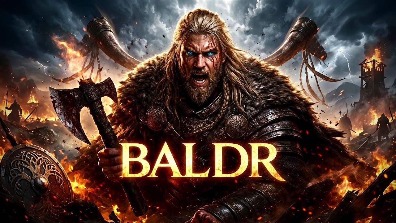 BALDR – Light of the Fallen Sun | Epic Viking War Chant Nordic Battle Anthem (Official Music Video)