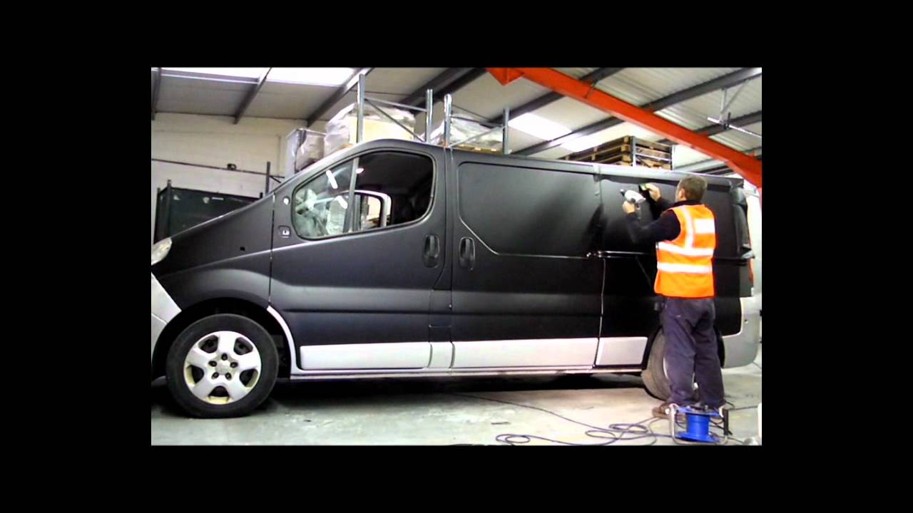 Black Matt Vinyl Vehicle Wrap