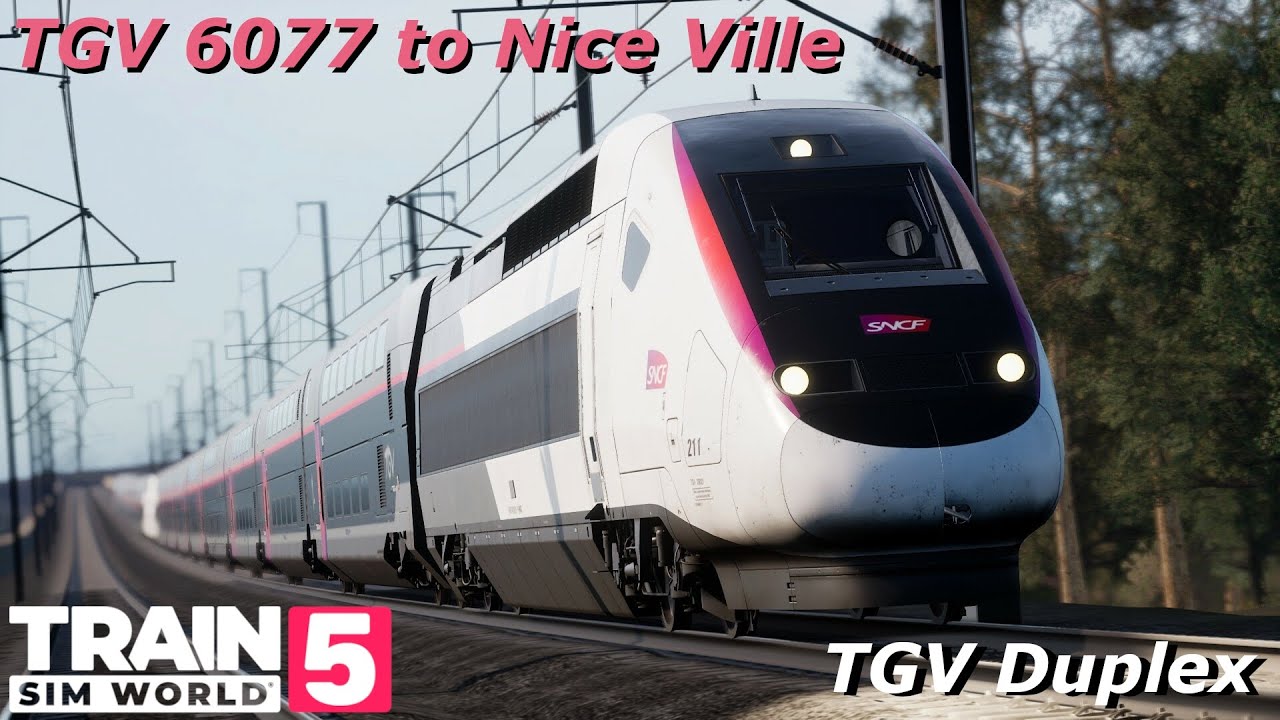 TSW5 LGV Mediterranee - Southbound Express (TGV Duplex)