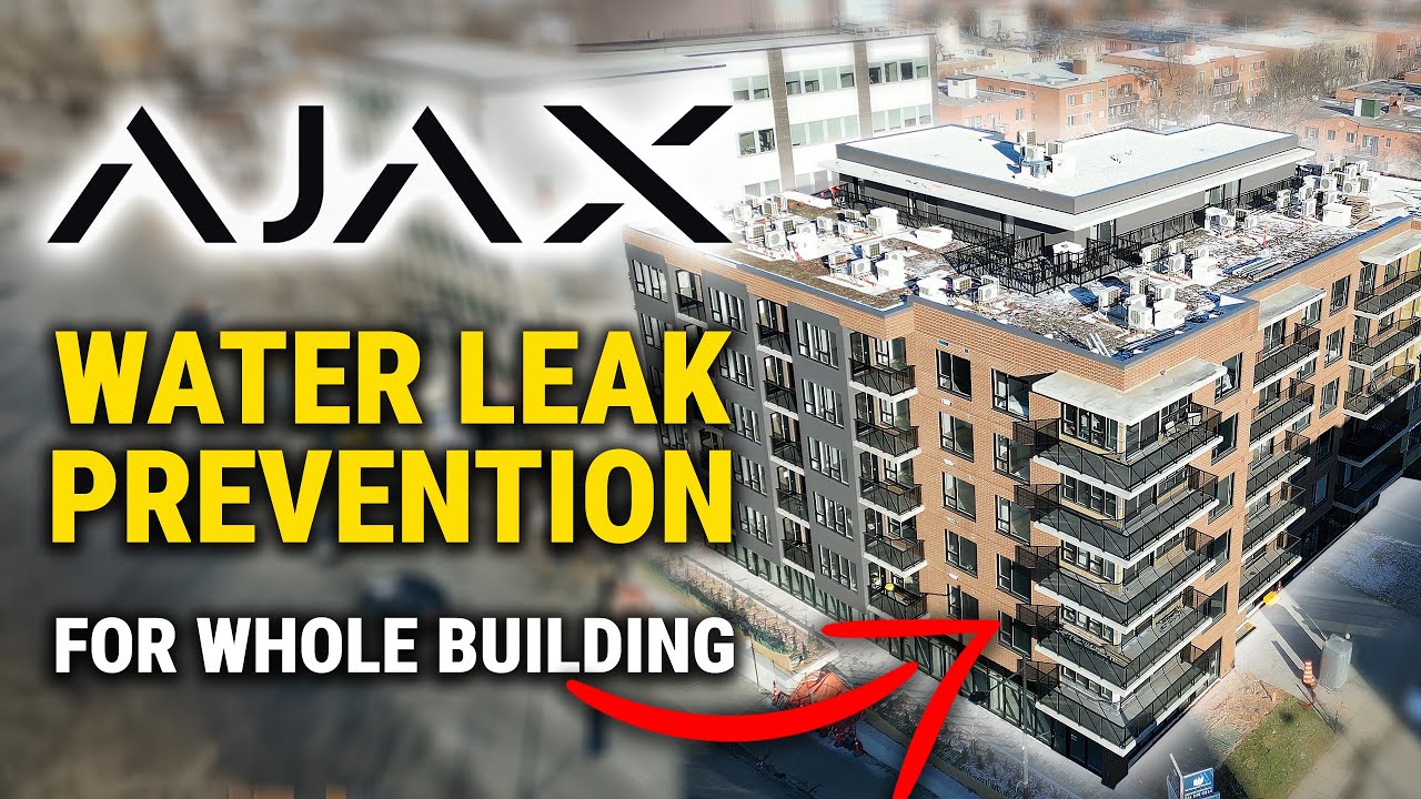 Full-Building Water Leak Control System: 120 Valves and 300+ Ajax Sensors Managed via Aqua Guard