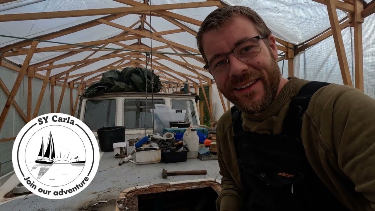 Plasma cutting in our old steel sailboat! - The Restoration of SY Carla part 11