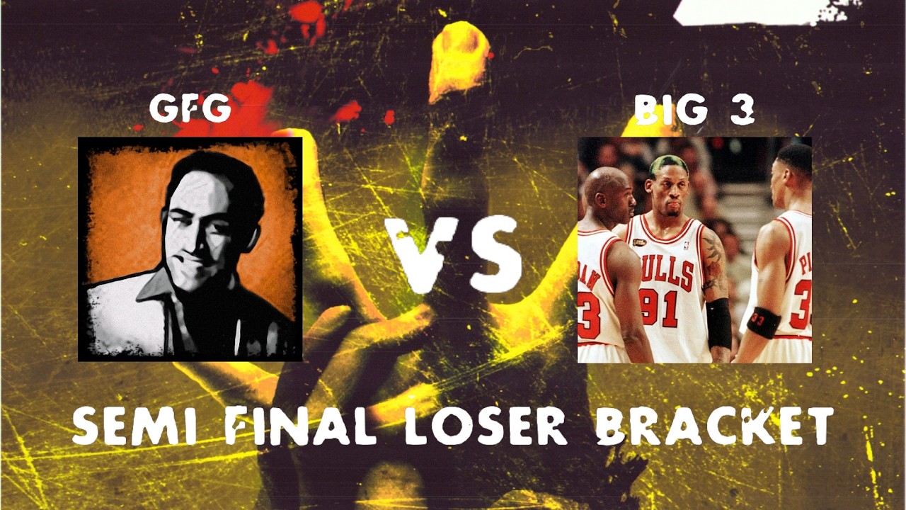 Outpost 22 3v3 Tournament | Loser Bracket Round | Semi Final | GFG vs Big 3