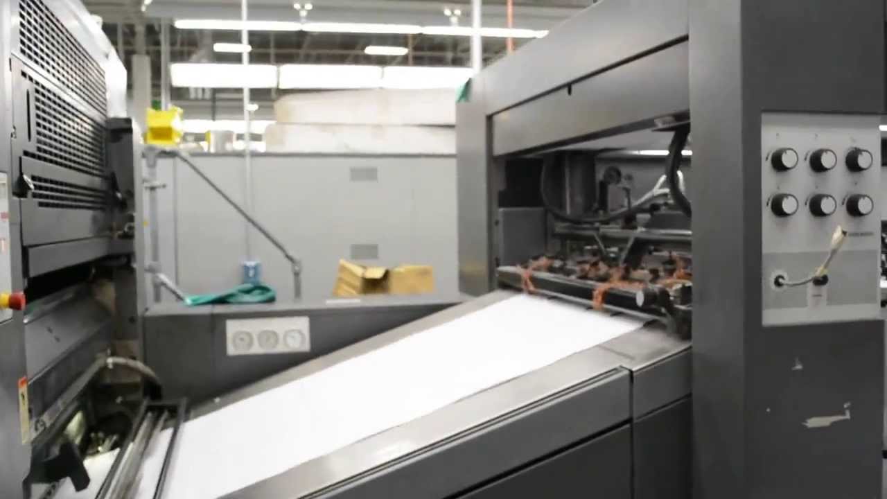 2005 Heidelberg 40 2 Color Offset Press SM 102 2P