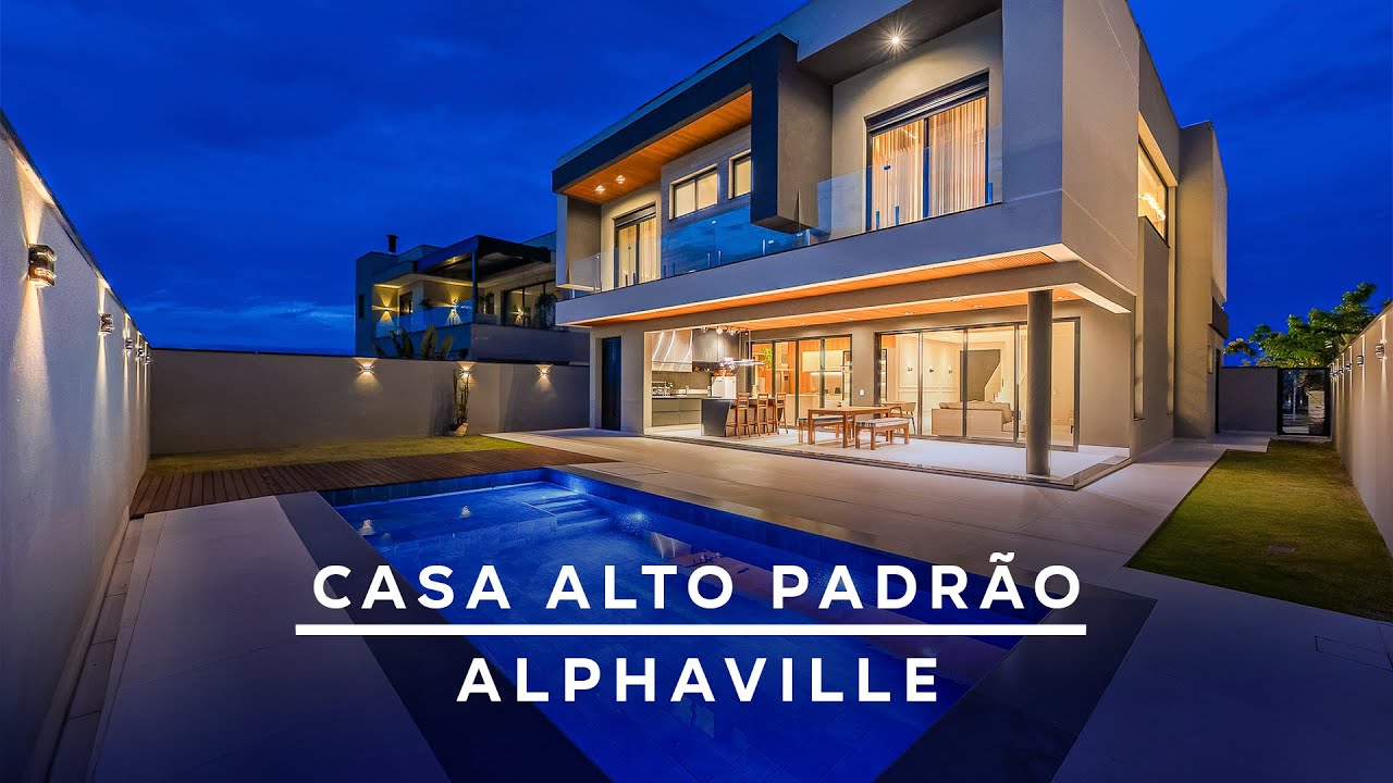 CASA ALTO PADR&Atilde;O COM 4 SU&Iacute;TES &Agrave; VENDA EM CONDOM&Iacute;NIO FECHADO- ALPHAVILLE - SJCAMPOS-SP