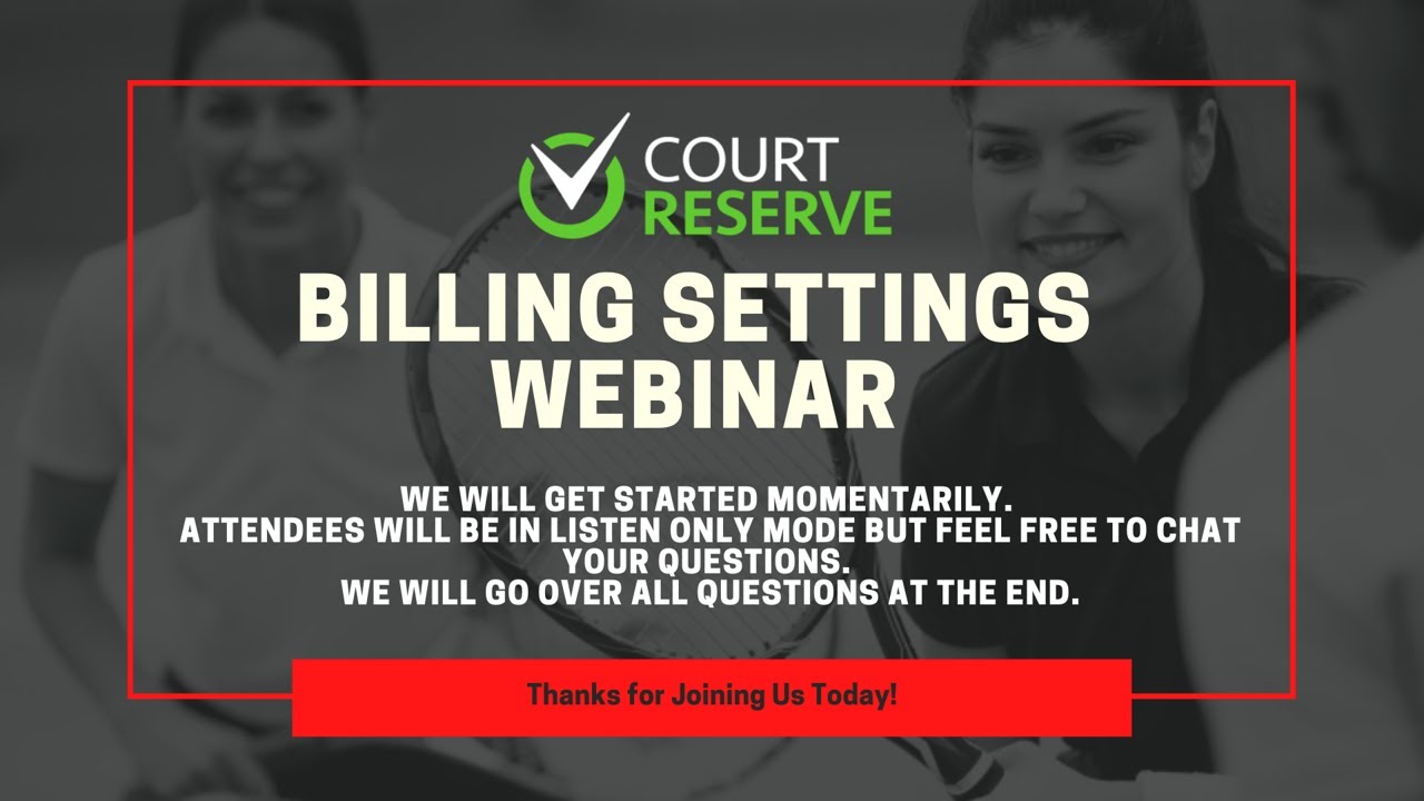 Billing Settings Webinar