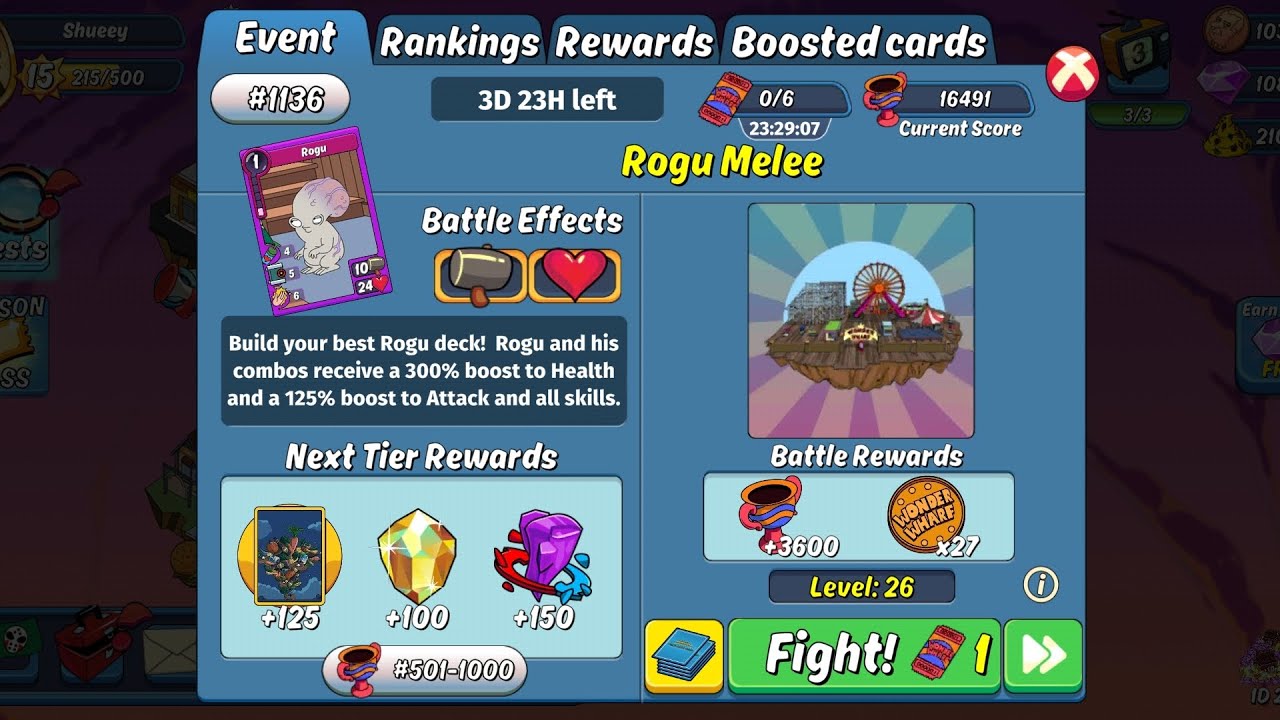 Animation Throwdown, Rogu Melee, Day 1