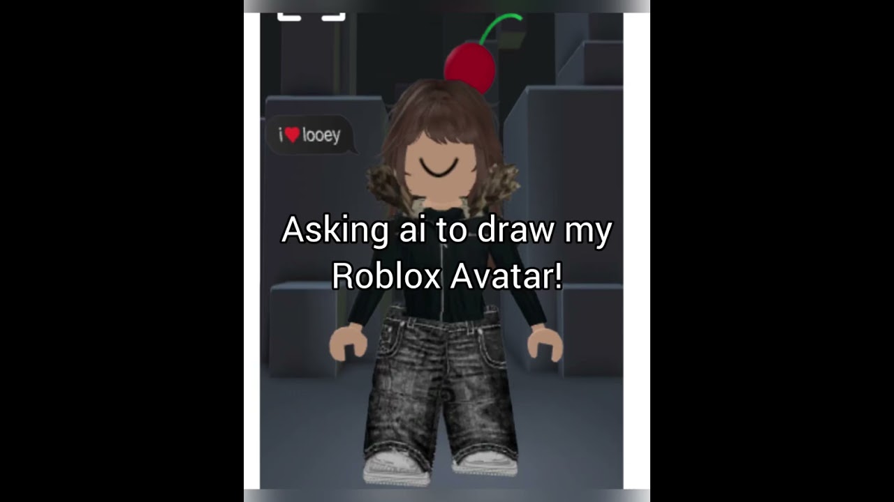 Using AI to make my avatar?!😱 #roblox #art #drawing #oc #ocart #shorts #dandysworldoc #dandysworld