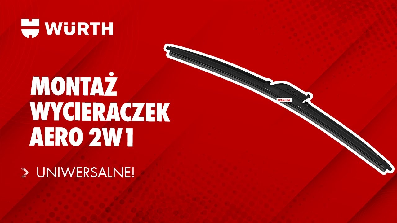 Wycieraczki Aero 2w1 z 10 adapterami