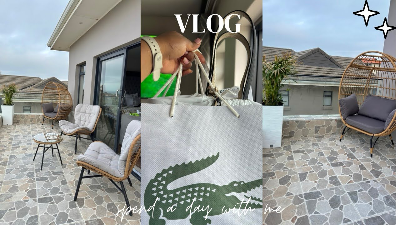 New furniture for the balcony🪑// went to Lacoste🐊// balcony cleaning &more #vlog