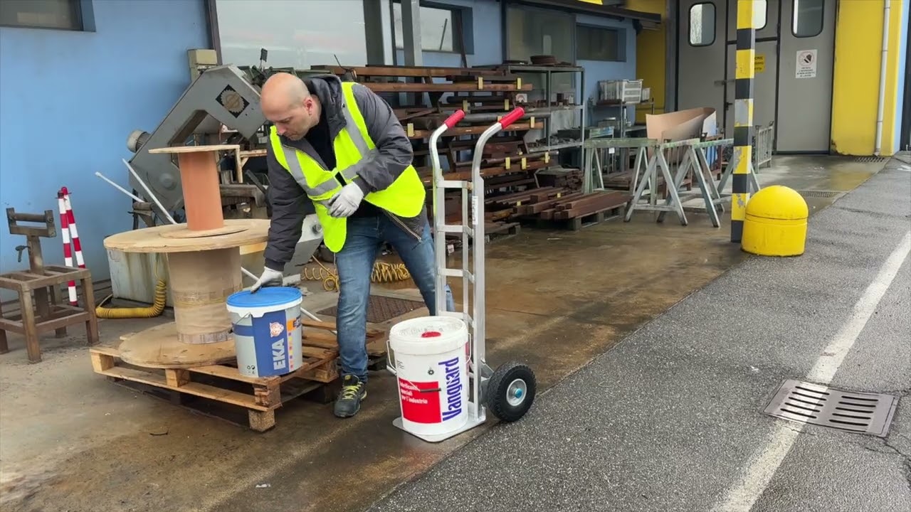 PAINT LIGHT SVELT - CARRELLO ALLUMINIO PER BARILOTTI E LATTE DI VERNICE