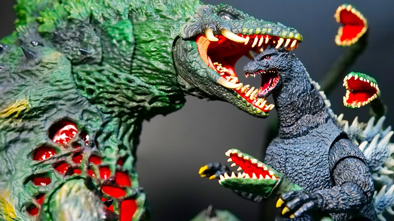 【S.H.MonsterArts】ビオゴジの再現度が凄い【ゴジラ1989】vsビオランテ