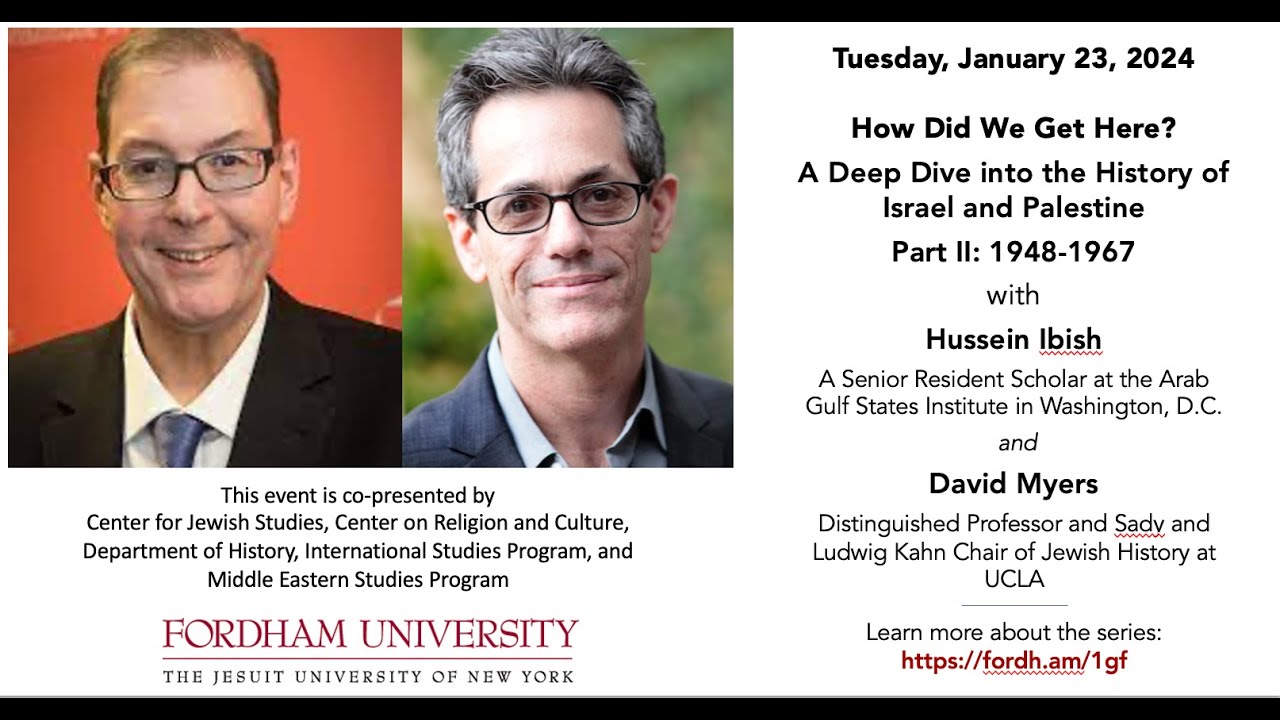 Part II: How Did We Get Here? A Deep Dive into the History of Israel and Palestine: 1948-1967