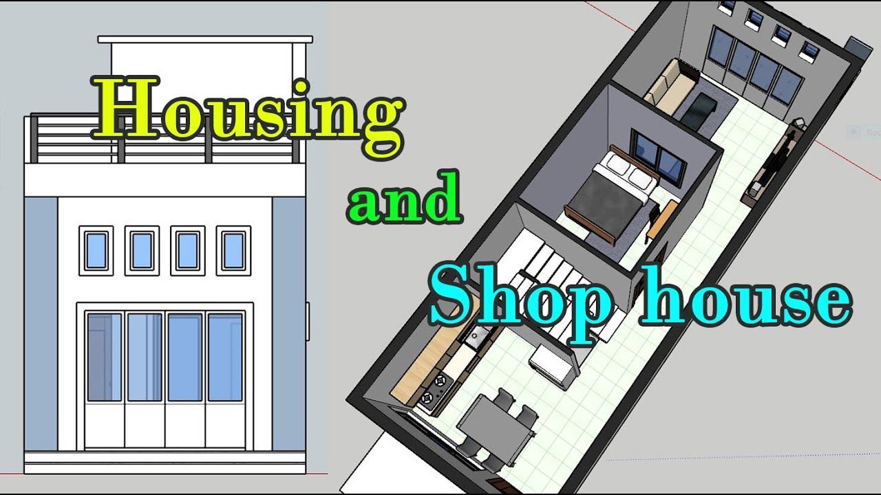 Shop  house and Housing / m architecture
