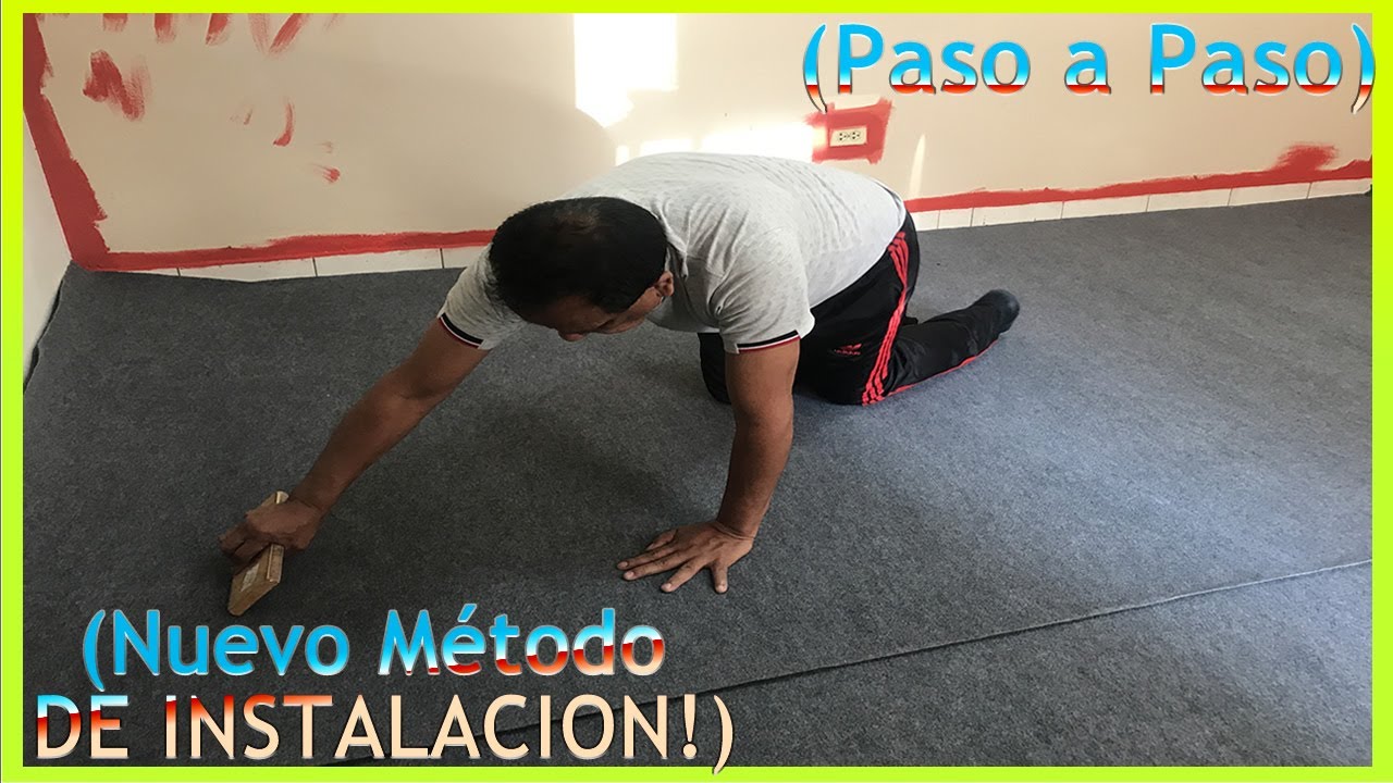 ▶🆃🆁🆄🅲🅾 Como Instalar TAPIZON EN PISO | Como INSTALAR TAPIZON de Pared a Pare | How to install Rugs