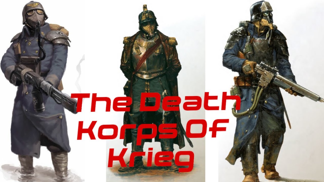 Warhammer Krieg Lore  The gas mask shovel wielding mad men