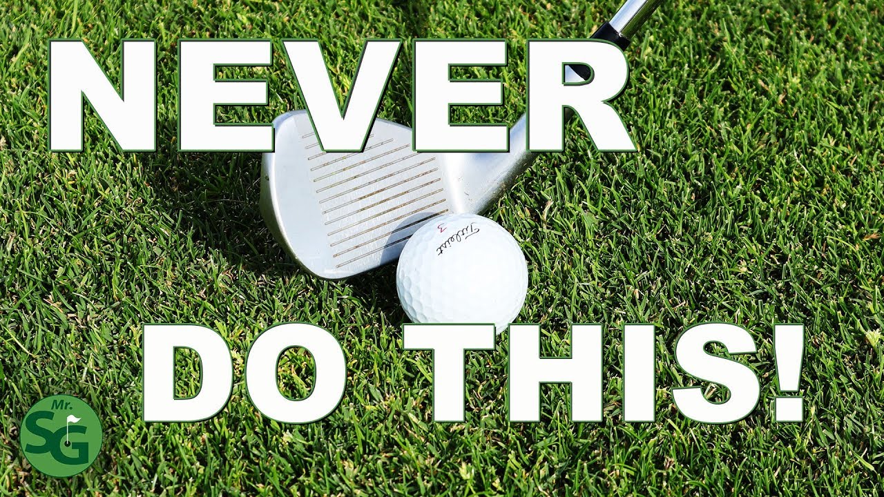 Don't Ever Hit Down on the Golf Ball! - #1 Tip on How to take a Divot!