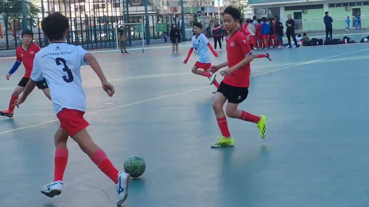 U14 荃灣精英足球賽 黃大仙 對 南區（上半場）10/1/2026（🔴9️⃣孫煒綸）