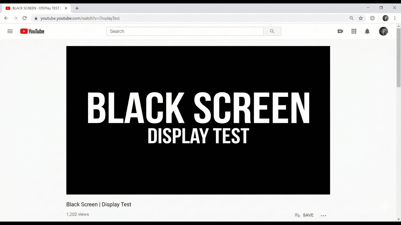 Full Black Screen (1 Hour) | OLED & LCD Black Level Test & Backlight Test | 4K