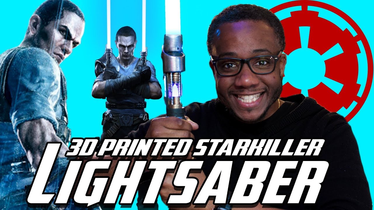 3D Printed Starkiller Lightsaber
