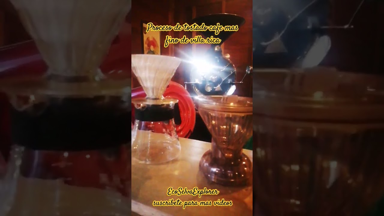 Proceso de Tostado del cafè mas fino de villa rica les invito a conocer esta hermosa tierra