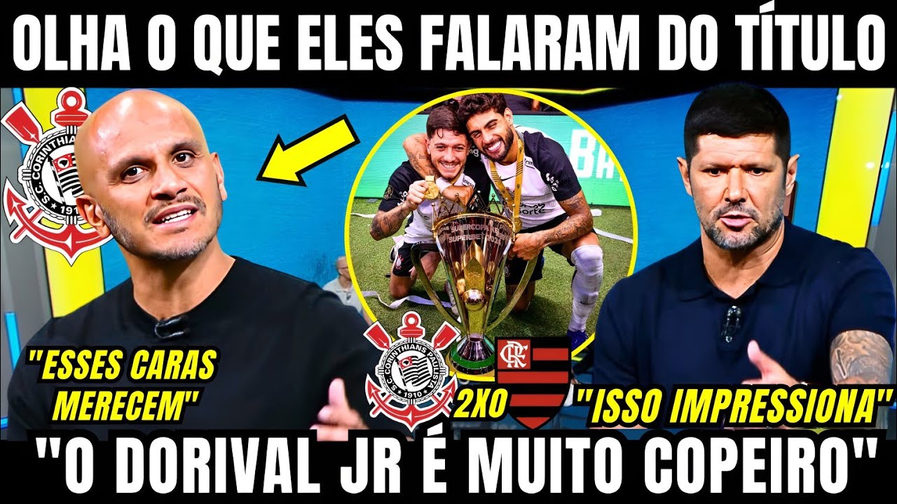 FABIO SANTOS E FÁBIO LUCIANO SE RENDERAM AO TÍTULO DO CORINTHIANS E AO BRENO BIDON COMO A MAIOR JÓIA