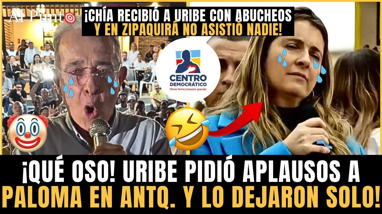 ¡QUÉ BOLETA! Antioq. HUMILLO a Uribe ¡Pidió APLAUSOS para Paloma y NADIE APLAUDIÓ! Chía SE PARÓ DURO