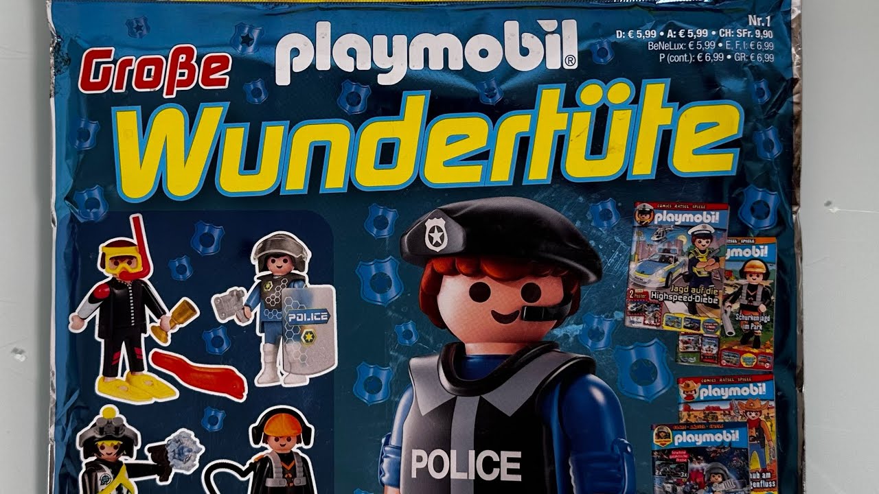 Große playmobil 5 Wundertüten auspacken