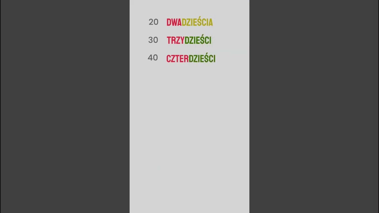 Aprende a contar en polaco 😻🇵🇱✨ #popolsku #polskiego #polaco #idiomas #polishlanguage