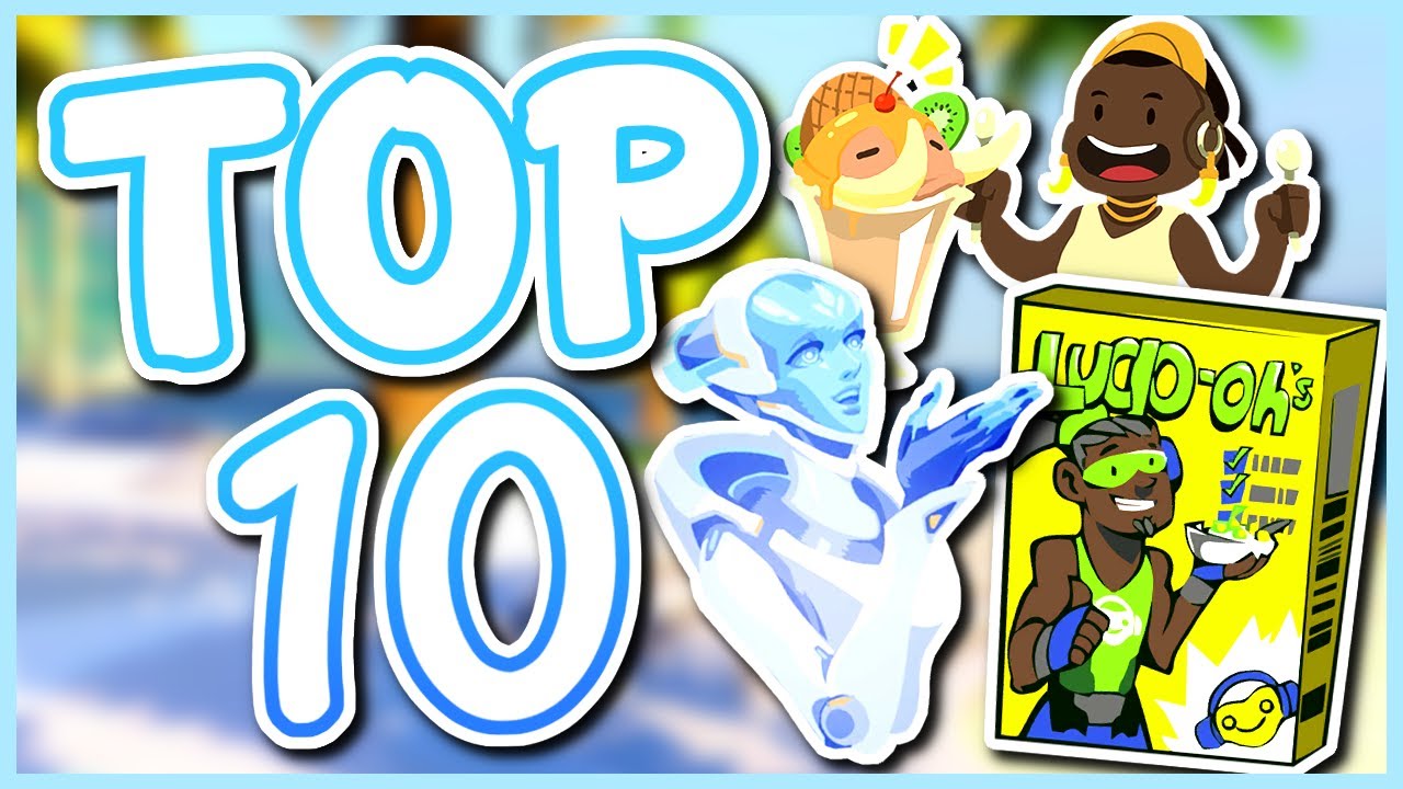 Overwatch - TOP 10 BEST SPRAYS IN OVERWATCH