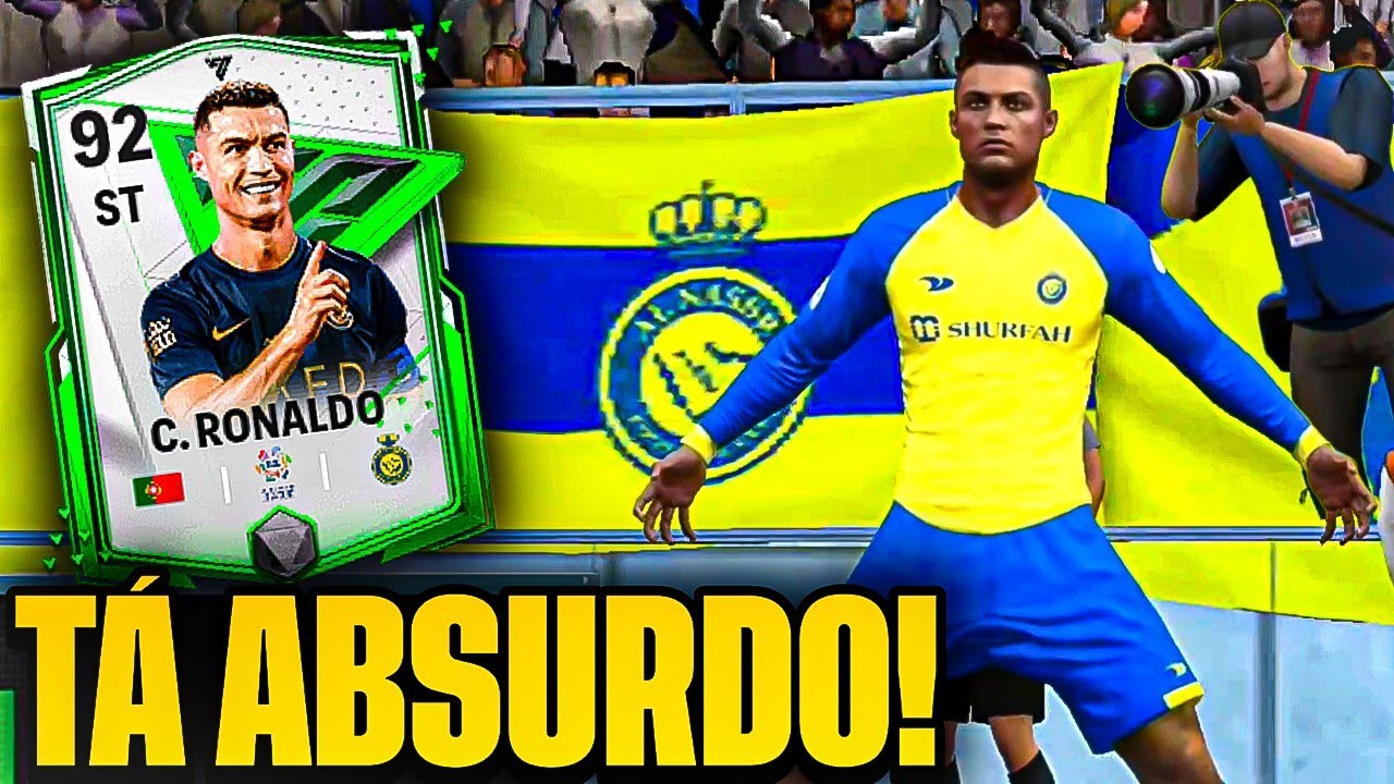MUITO BUGADO 😱💥 TESTEI A MELHOR CARTA DO CR7 E ESTA ABSURDA | FC MOBILE 24