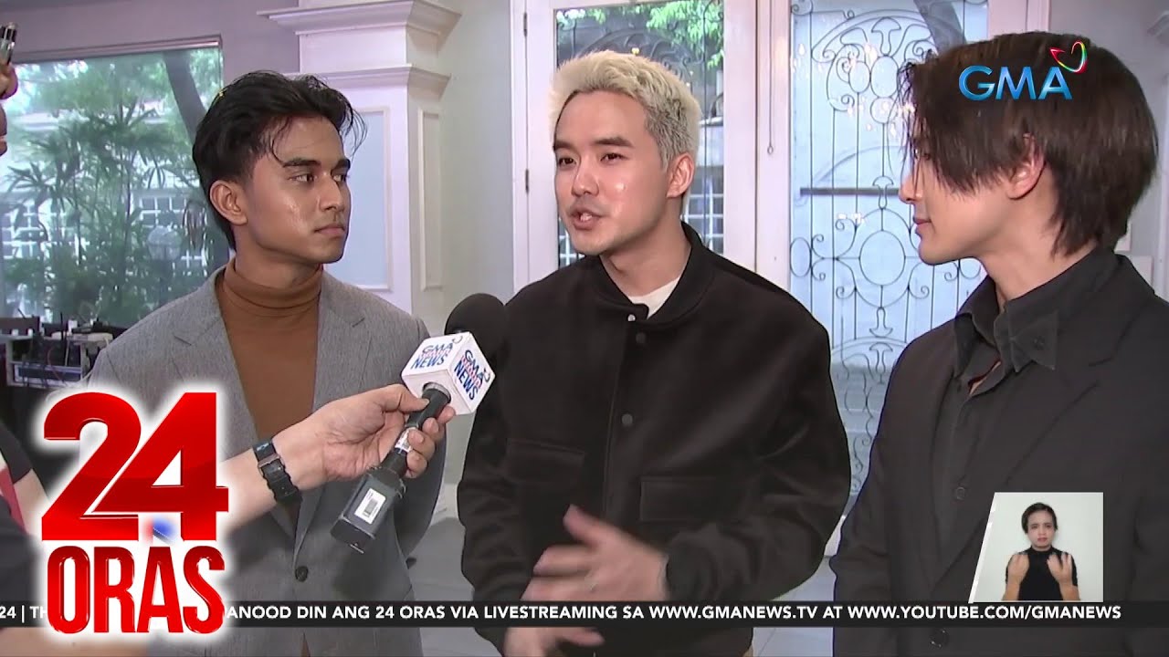 Singaporean actors Brian Ng, David Matthew, at Raynold Tan, bumisita sa bansa para sa... | 24 Oras