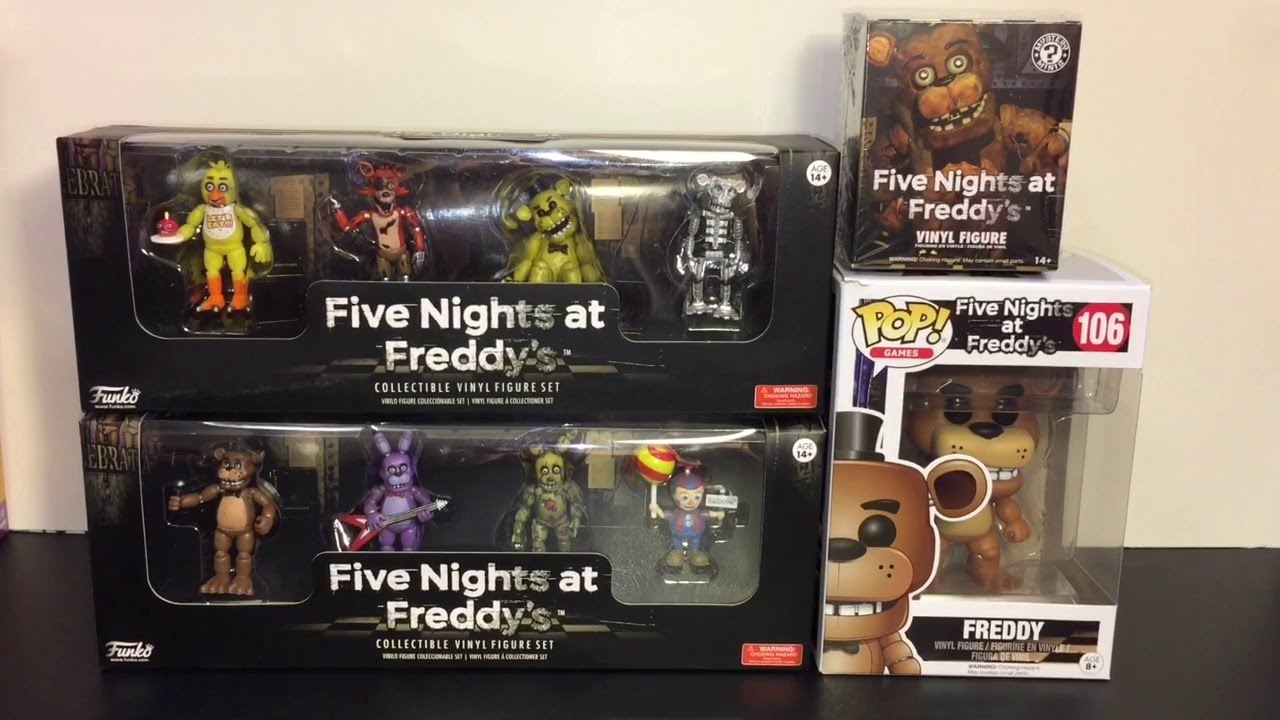 Five Nights at Freddy's Funko Vinyl Figures Funko Pop & Mystery Mini Blind Box Opening REview