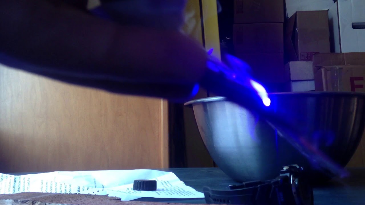 Lighting Newspaper On Fire With Thor M II Laser