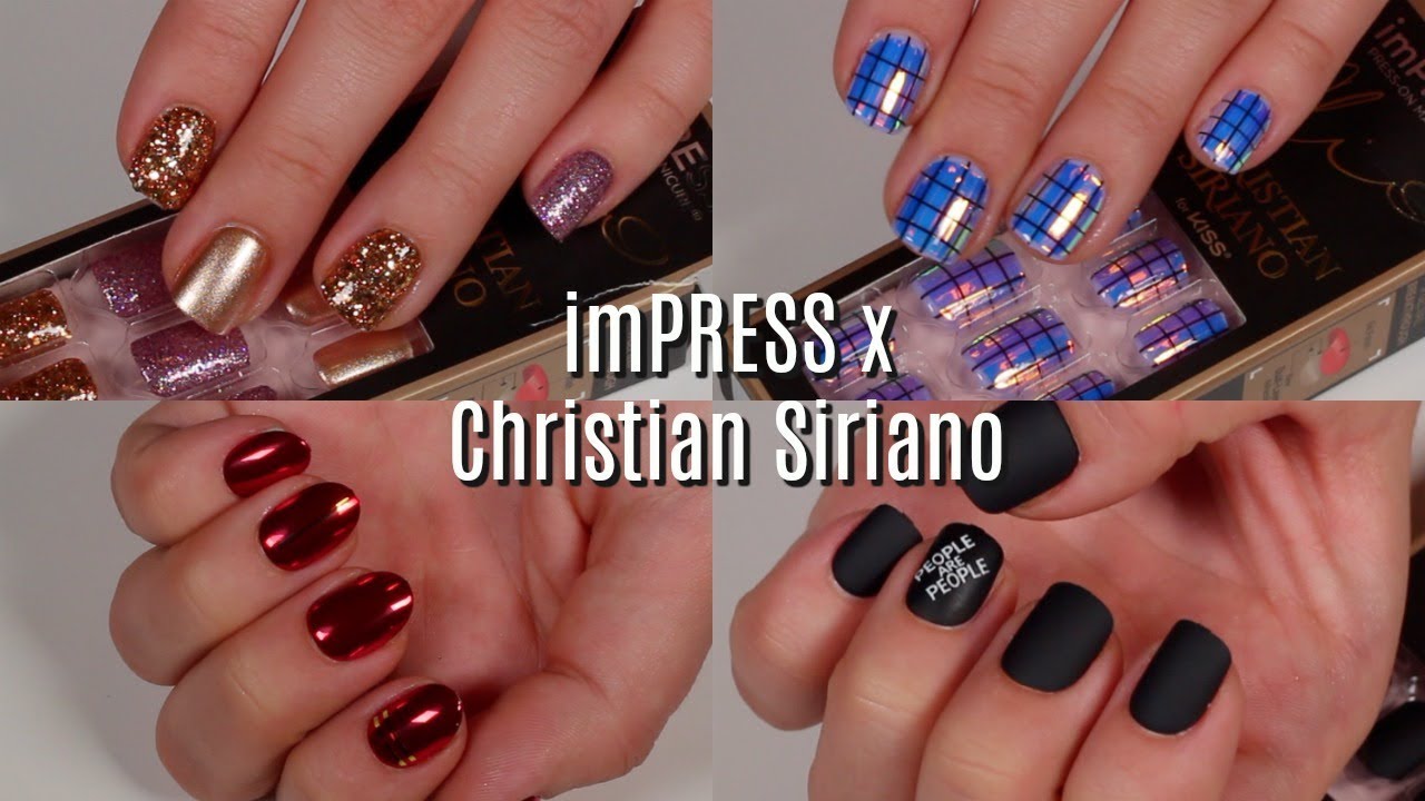 imPress x Christian Siriano Press On Nail Collection Try-On and Review | Bailey B.