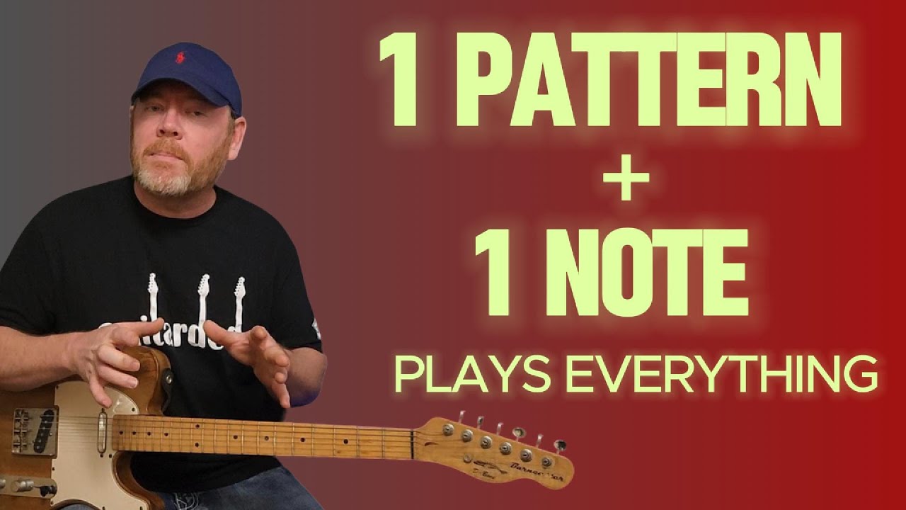 1 Pattern + 1 Note Can Play Anything #guitar #leadguitar #guitartutorial #music