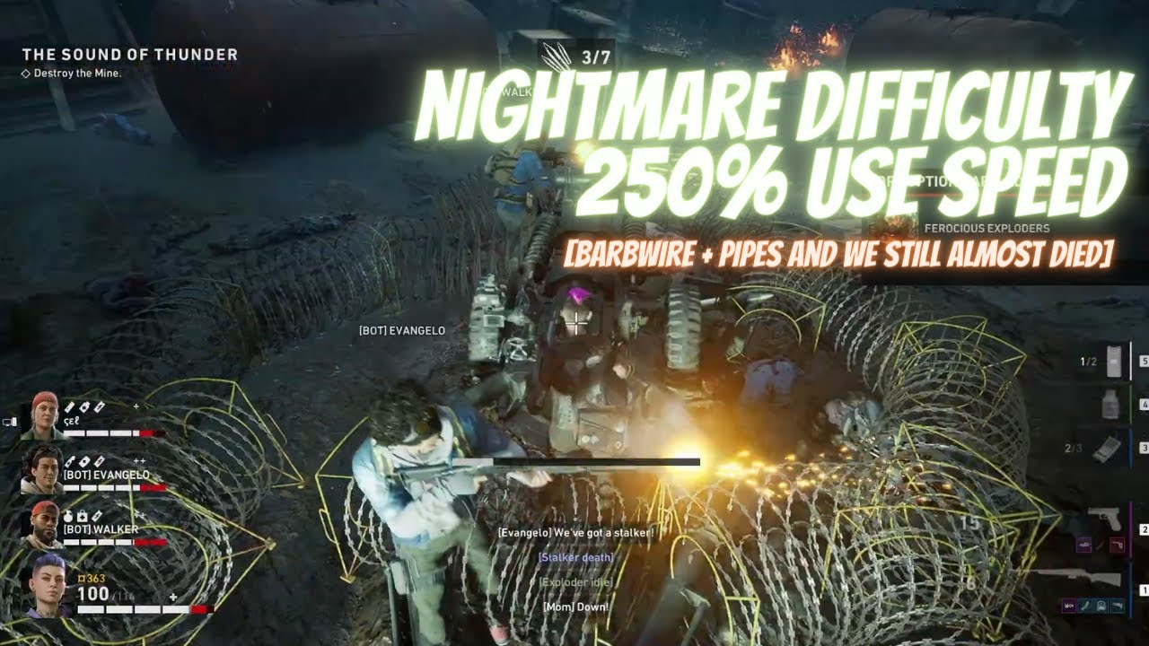 [Nightmare Difficulty] Back 4 Blood Act 1 Last Map - Cleared