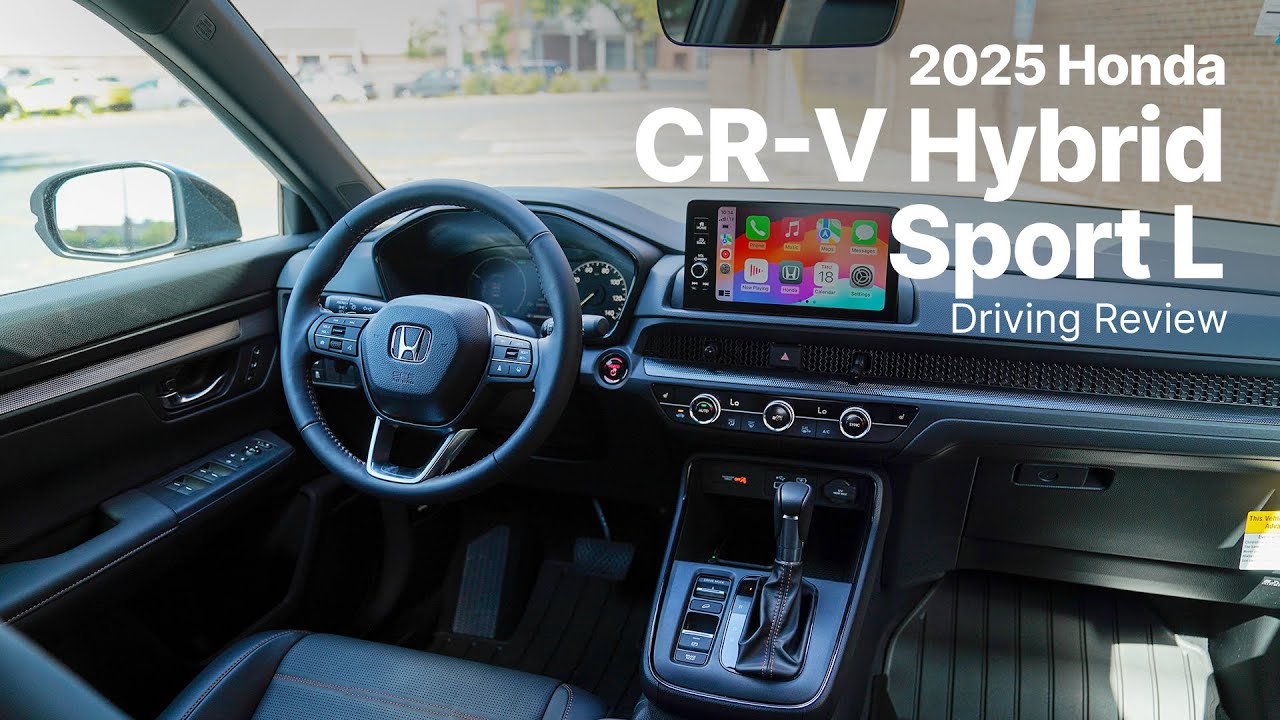 Honda CR-V Hybrid 2025 года | Комплектация Sport L | Обзор вождения