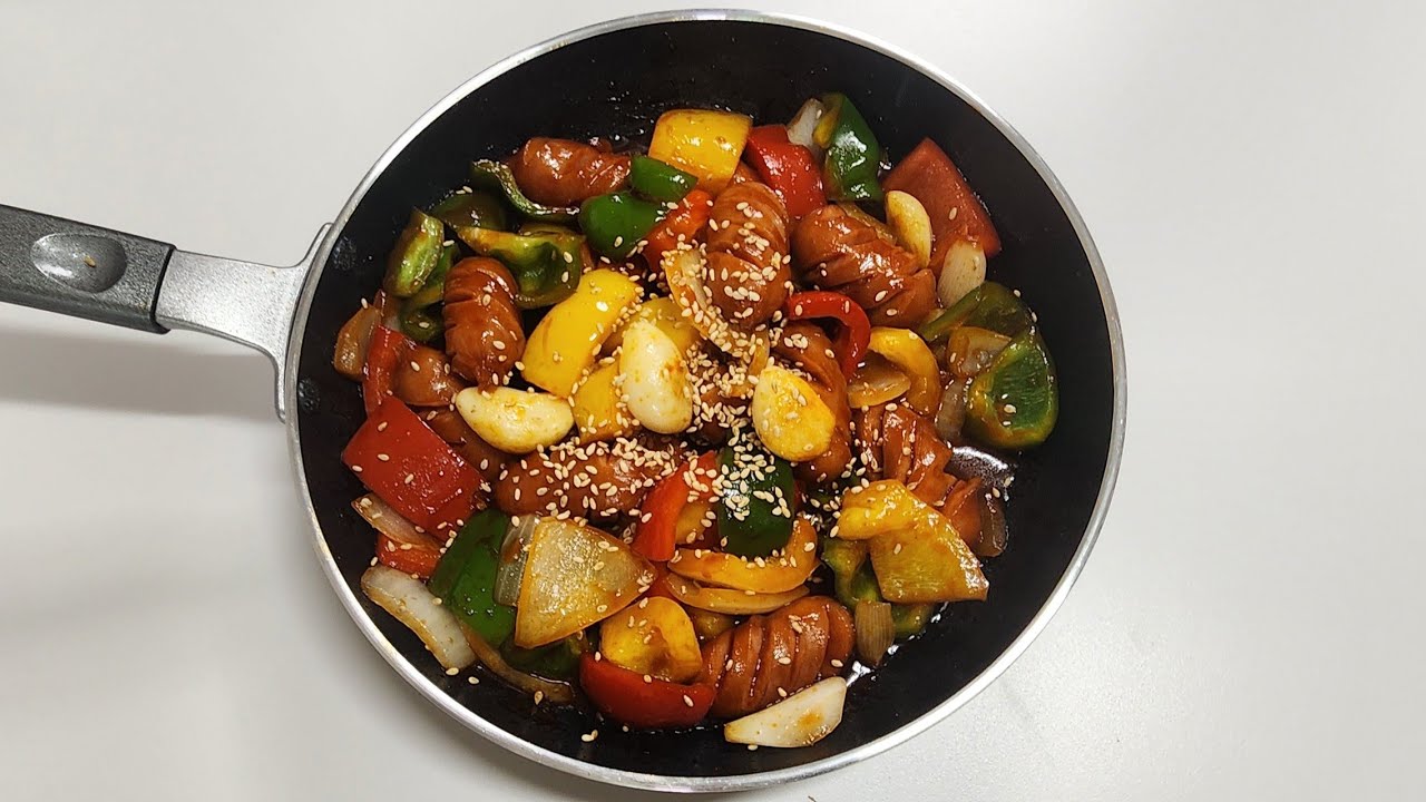 Easy Korean Sausage Stir Fry Recipe