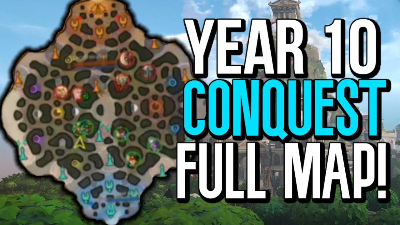 Everything You Need To Know About The YEAR 10 CONQUEST MAP! | SMITE