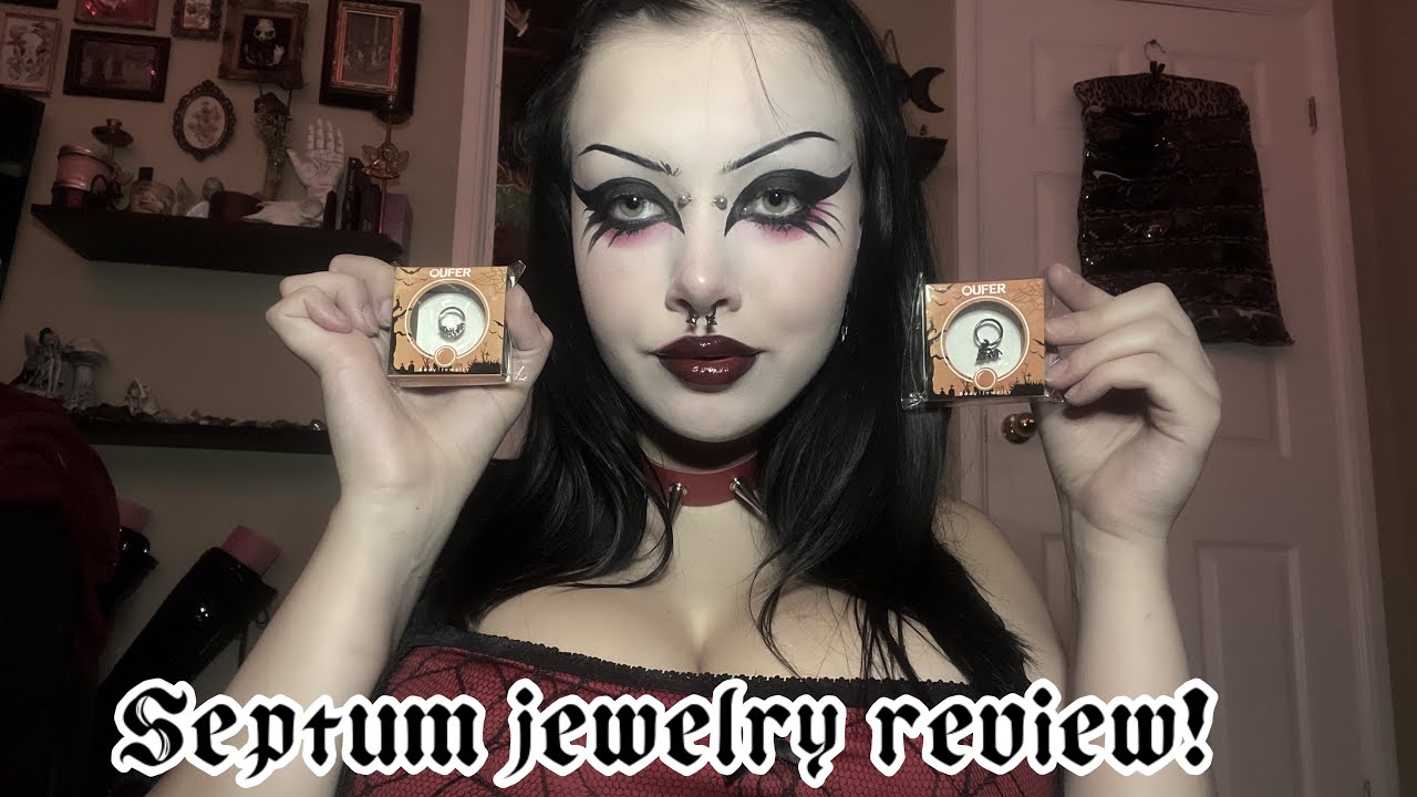 SEPTUM JEWELRY REVIEW!! (Oufer body jewelry)