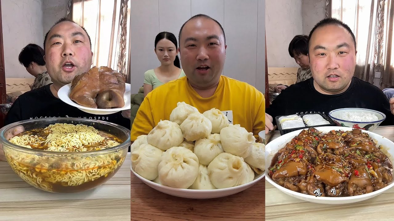 Mukbang #82 :Eat pig brain belly pork, Fried skewers 😋🤤.#belly #yummyfood  #mukbang #eatingshow  