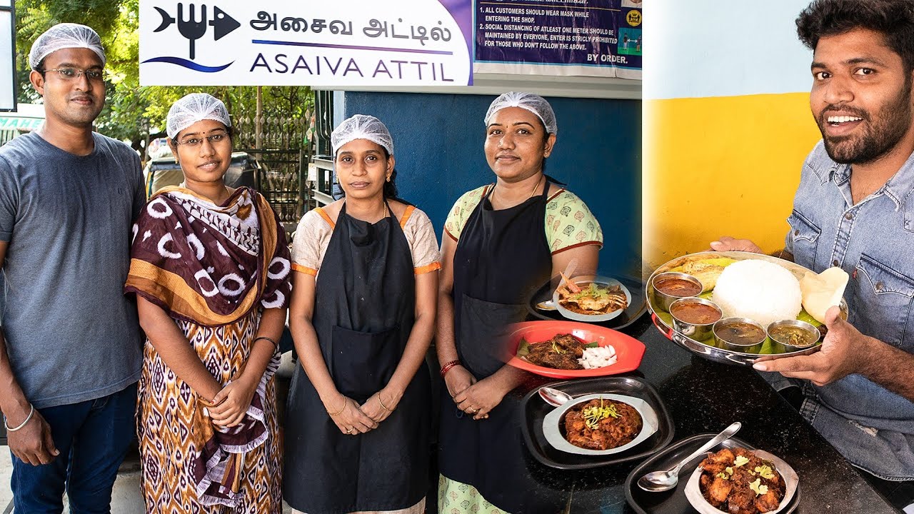 தரமான வீட்டு உணவு வழங்கும் தன்னம்பிக்கை குடும்பம் | Asaiva Attil Villivakkam