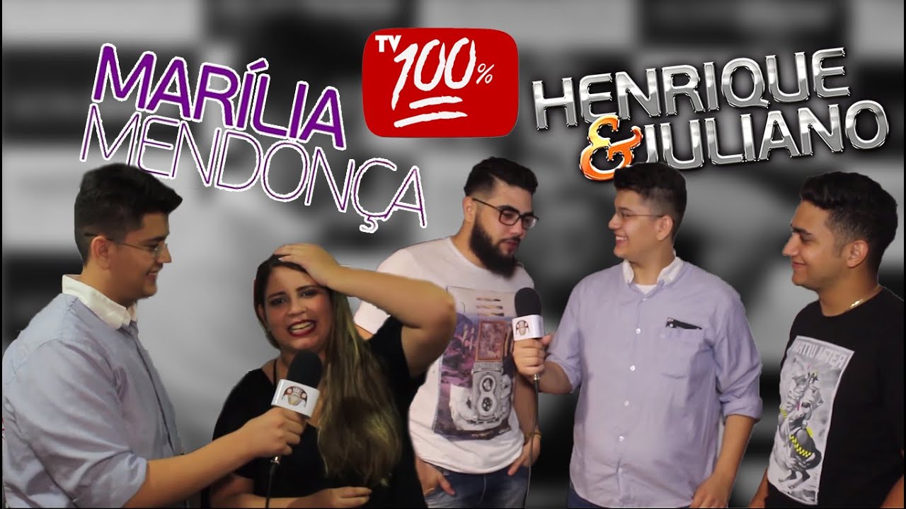 TV 100% #01 - MARÍLIA MENDONÇA | HENRIQUE E JULIANO