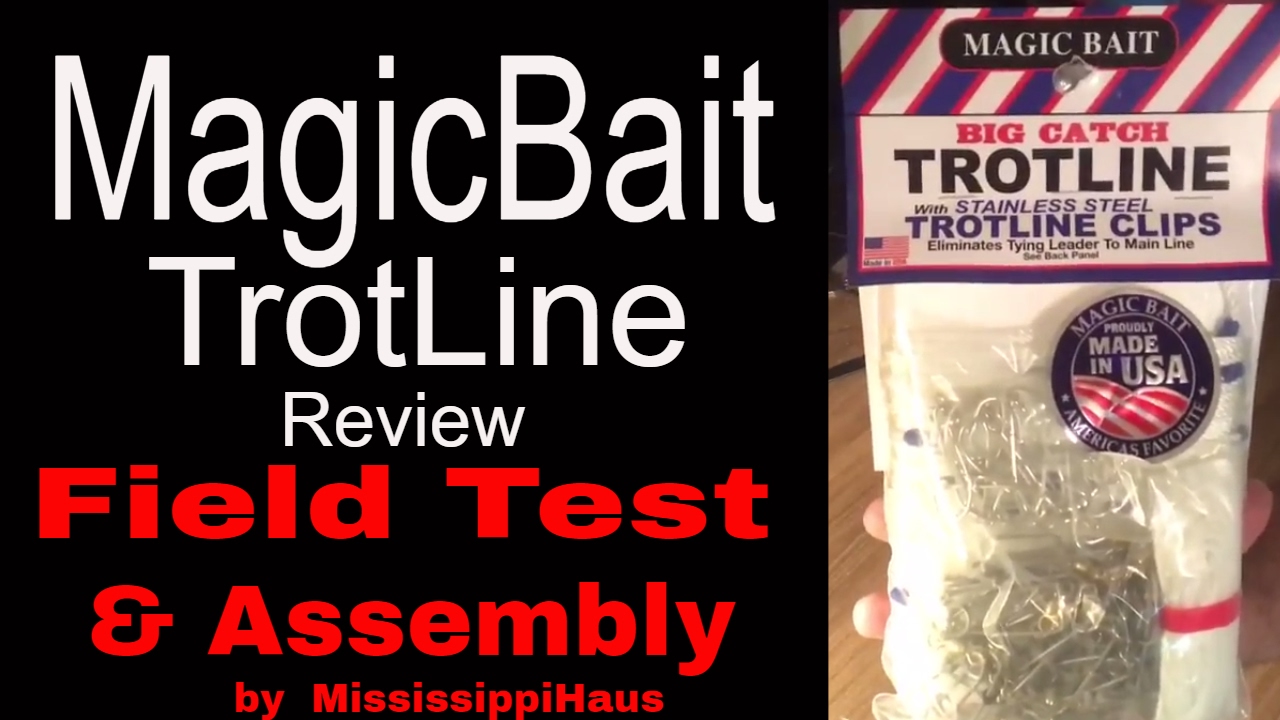 Magic Bait Trotline  Review, Field test, and Assembly