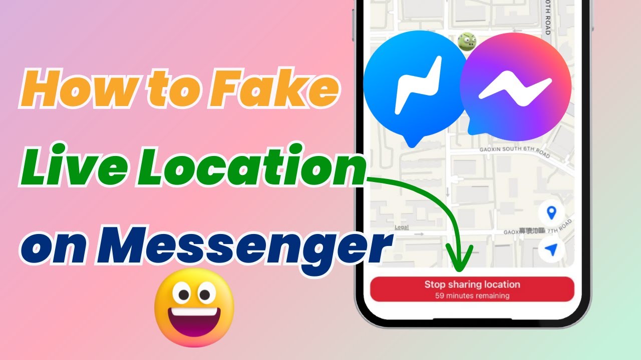 How to Fake Live Location on Facebook Messenger | Spoofing Messenger Location