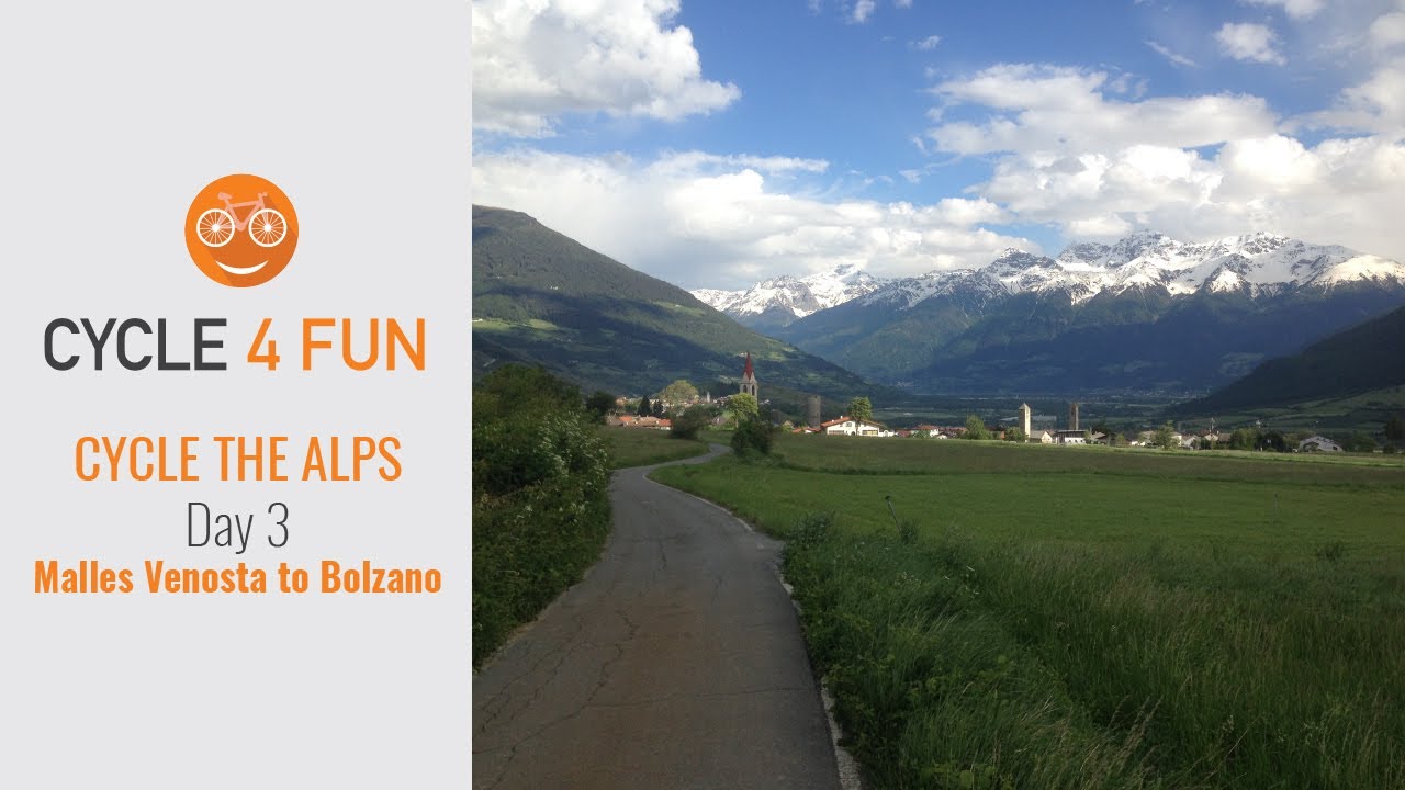 Cycling The Alps day 3 Malles Venosta to Bolzano