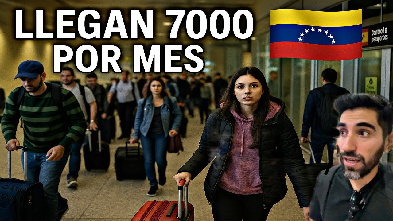 Nueva OLEADA de VENEZOLANOS a España| Del sueño Americano al sueño Español #españa #venezuela