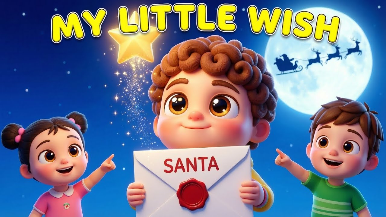 Dear Santa, My Little Wish! 🎅✨ Kids Christmas Song | Nursery Rhymes 2026 | KiddyRhymz.